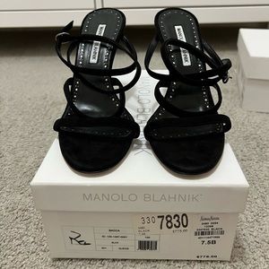 Manolo Blahnik black heels